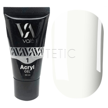 Valeri Acryl Gel №01 - Акригель (молочный), 30 мл
