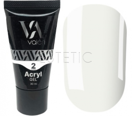 Valeri Acryl Gel №02 - Акригель (прозрачный), 30 мл