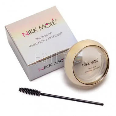 Фиксатор для бровей NIKK MOLE Brow Soap Coconut (кокос) + щеточка, 15 мл