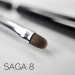 Фото 2 - SAGA Professional Кисть двухсторонняя №8 (гель+лайнер)