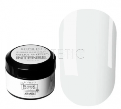 KOMILFO Milky White Intense Base - База для гель-лака, 30 мл, банка