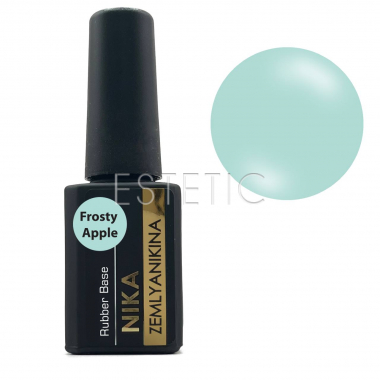 Nika Zemlyanikina Frosty Apple - Камуфлирующая база для гель-лака (мятный), 15 мл