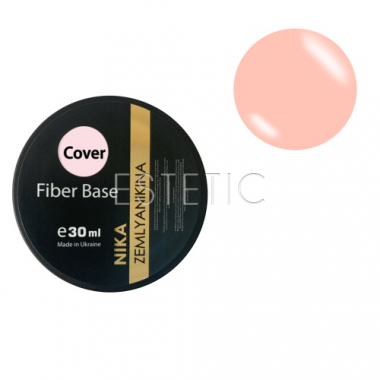 Nika Zemlyanikina Fiber Base Cover - Файбер база для гель-лаку (тілесний), 30 мл