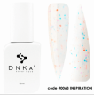 DNKa Cover Base #0063 Inspiration - Кольорова база для гель-лаку (молочний з різнобарвною крихтою), 12 мл