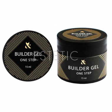 F.O.X Builder Clear Gel One Step (UV) - Моделирующий 1-фазный гель (прозрачный), 15 мл