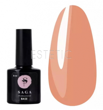 SAGA Professional Color Base №15 - Камуфлююча база (персиково-бежевий), 8 мл