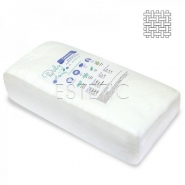 Салфетки Doily из спанлейса сетка, в пачке (100 шт), 30 х 20 см