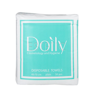 Рушники COMPACT Doily зі спанлейсу гладкі, в пачці (50 шт), 40 х 70 см