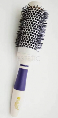 Браш для волосся Salon Professional Ceramics Thermal продувний, Біло-фіолетовий, Ø43мм 9884 KLC