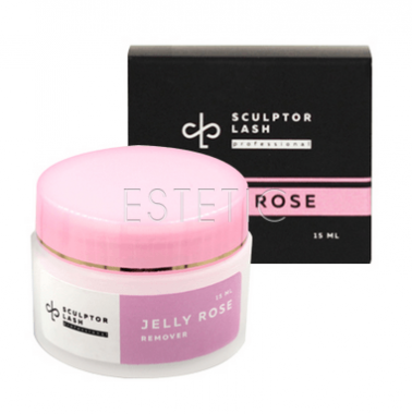 Ремувер для нарощених вій Sculptor lash Jelly Rose, 15 мл