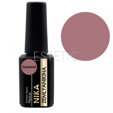 Цветная база Nika Zemlyanikina Rubber Base Pastel Caramel, 15 мл