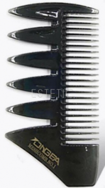 Расческа гребень для бороды Salon Professional Meshcomb планка №02