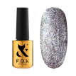 База для гель-лака светоотражающая F.O.X Base Flash Cat Eye 001 (серебристый), 7 мл