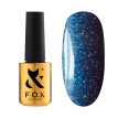 База для гель-лака светоотражающая F.O.X Base Flash Cat Eye 004 (голубой), 7 мл