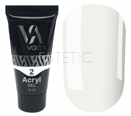 Акрігель Valeri Acryl Gel №02 (прозорий), 15 мл