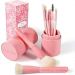 Фото 4 - Набір пензлів для макіяжу Docolor DC0814 Cherry Pink (8 шт), в тубусі
