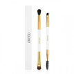 Набір двосторонніх пензлів Docolor DC0219 White (білий), 2 шт.