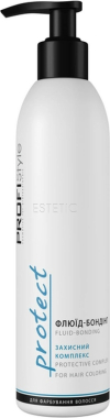 Защитный комплекс для окрашивания волос Флюид-бондинг Profi Style, 250 мл