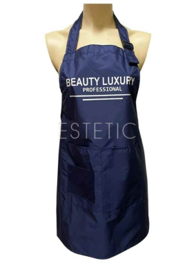 Фартух для перукаря Beauty LUXURY AH-02B довгий темно-синій