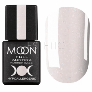 Камуфлююча база з мікроблиском MOON FULL AURORA Shimmer Rubber Base №2002, 8 мл