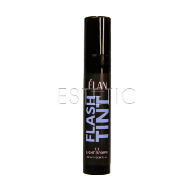 Окклюзивна система фарбування брів та вій ELAN FLASH TINT 11 light brown, 10 мл