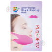Маска-бандаж для подбородка и скул Purederm Lovely Design Miracle Shape-up V-line Mask, 10 г