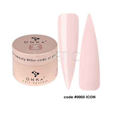 Гель для нарощування DNKa Builder Gel #0003 Icon ныжно-рожевий зефірний, 30 мл