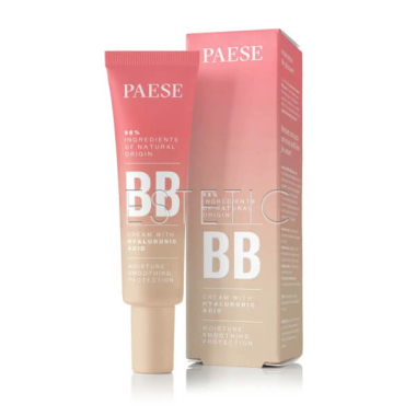 Тональный ВВ-крем с гиалуроновой кислотой Paese BB Cream Hyaluronic Acid, 30 мл