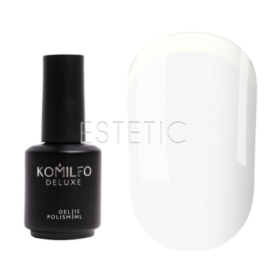 KOMILFO Color Base French 006 – Камуфлююча база для гель-лаку (молочний, холодний білий), 15 мл