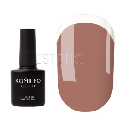 KOMILFO Color Base French 011 - Камуфлирующая база для гель-лака(темный бежевый), 8 мл
