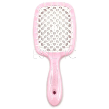 Щетка для волос Janeke Superbrush Small мини, оригинал, розовая с белым