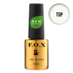 F.O.X Top Coat - Закрепитель для гель-лака с липким слоем, 12 мл