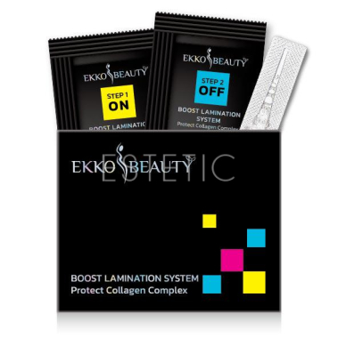 Система для усиленного ламинирования бровей и ресниц EKKOBEAUTY MINI set Boost Lamination System (2х3 мл, 1х2,5 мл)