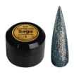 SAGA Professional Глітерний гель Glitter Opal №01 (темний зелений), 8 мл