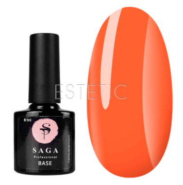 SAGA Professional Tropical Base №04 - Камуфлююча неонова база №04 (неоновий помаранчевий), 8 мл