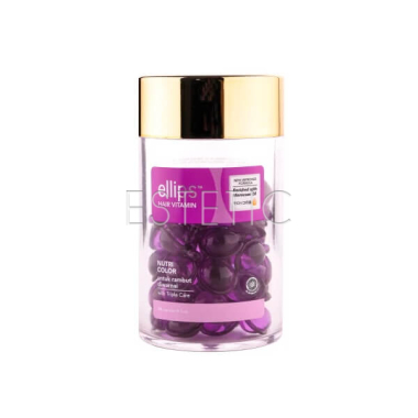 Олія-вітаміни для волосся Ellips Nutri Color Сяйво кольору з аргановою олією, капсули, 50 шт