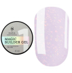 Гель SAGA Builder Gel magic 01 молочный с хлопьями потали, 15 мл