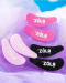 Фото 3 - ZOLA Silicone Eye Patch Патчі силіконові для очей багаторазові,1 пара, малинові