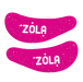 Фото 2 - ZOLA Silicone Eye Patch Патчі силіконові для очей багаторазові,1 пара, малинові