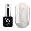 Valeri Base Dots №67 Камуфлююча база молочна з різнокольоровими крихтами, 6 мл