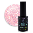 Гель-лак ADORE Gel Polish G-03 fergle, полупрозрачный розовый с сиреневым глитером, 7,5 мл
