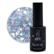 Гель-лак ADORE Gel Polish GM-07 Discoball, прозрачный с голографическим глитером разных форм и размеров, 8 мл