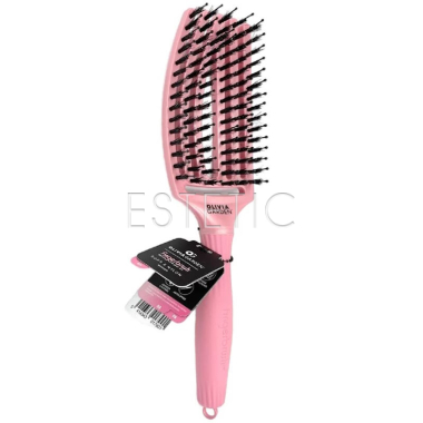Массажная щетка Olivia Garden Finger Brush Combo Love Pink продувная нейлон+щетина