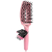 Фото 1 - Массажная щетка Olivia Garden Finger Brush Combo Love Pink продувная нейлон+щетина