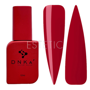 Гель-лак DNKa Gel Polish ULTRA RED, насичений червоний, 12 мл