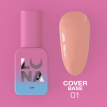 База LUNA Cover Base №01 камуфлююча, нюдовий персиковий, 13 мл