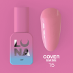 База LUNA Cover Base №15 камуфлирующая, нежно-розовый, 13 мл