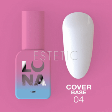 База LUNA Cover Base №04 камуфлююча, молочно-біла, 13 мл