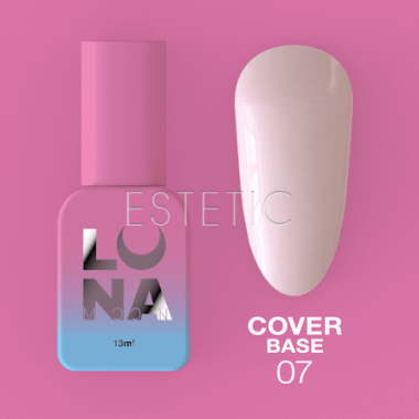 База LUNA Cover Base №07 камуфлююча, молочна з бузковим відливом, 13 мл