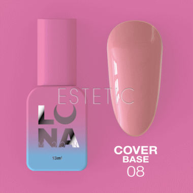 База LUNA Cover Base №08 камуфлирующая, натуральный беж, 13 мл